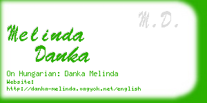 melinda danka business card